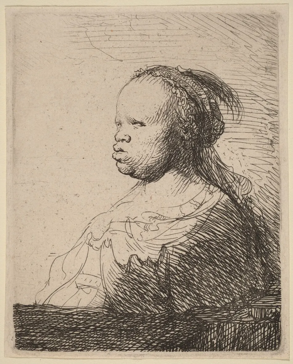 Bust of an African Woman by Rembrandt van Rijn