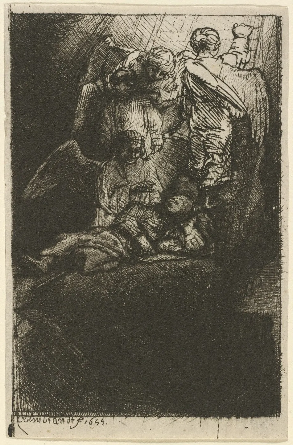 Jacob's Ladder by Rembrandt van Rijn