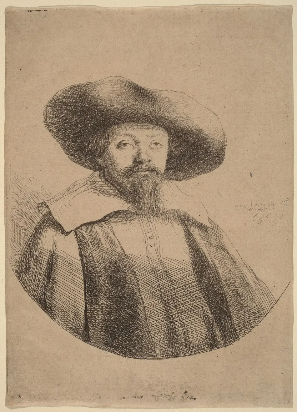 Samuel Menasseh ben Israel by Rembrandt van Rijn