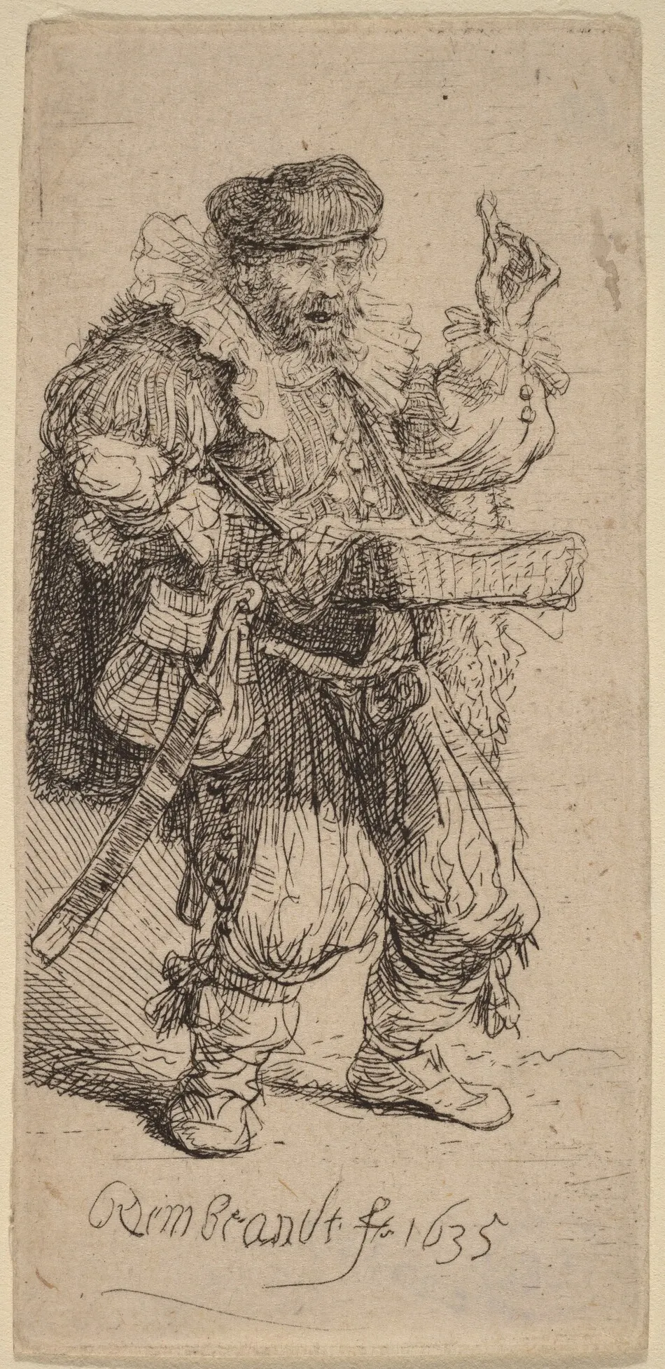 The Quacksalver by Rembrandt van Rijn