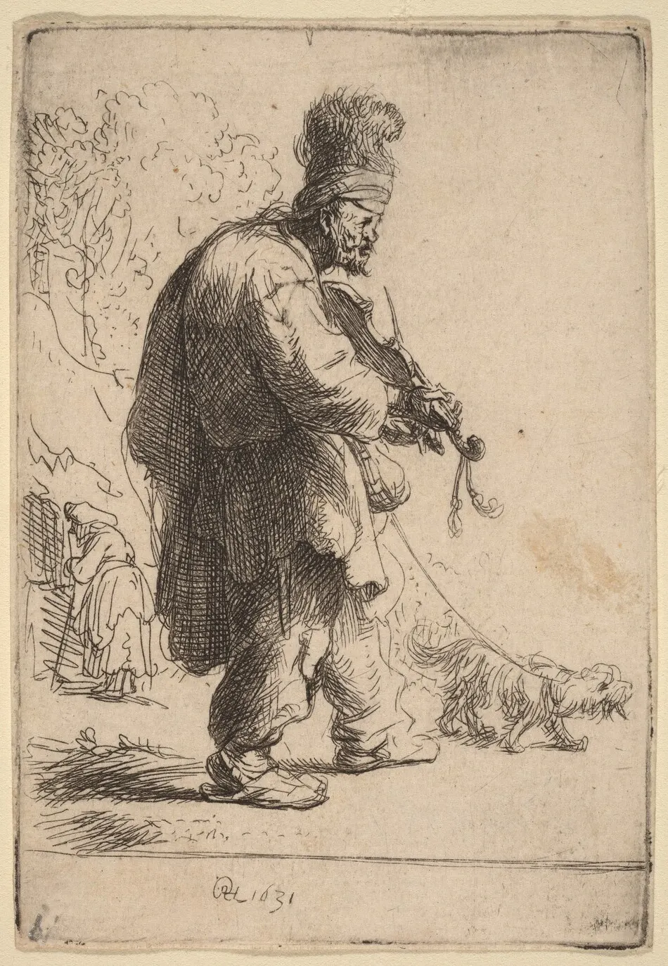 The Blind Fiddler by Rembrandt van Rijn