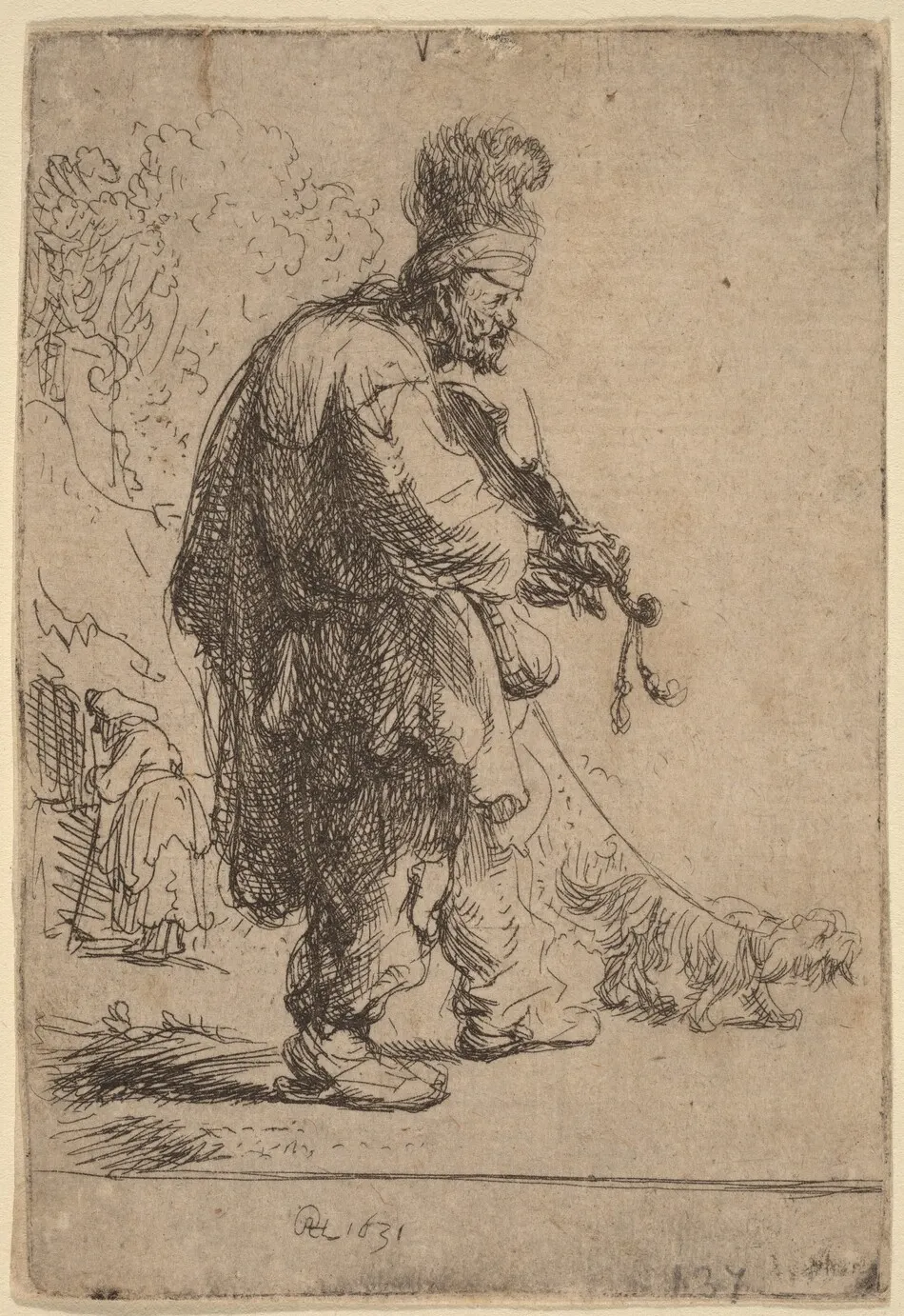 The Blind Fiddler by Rembrandt van Rijn