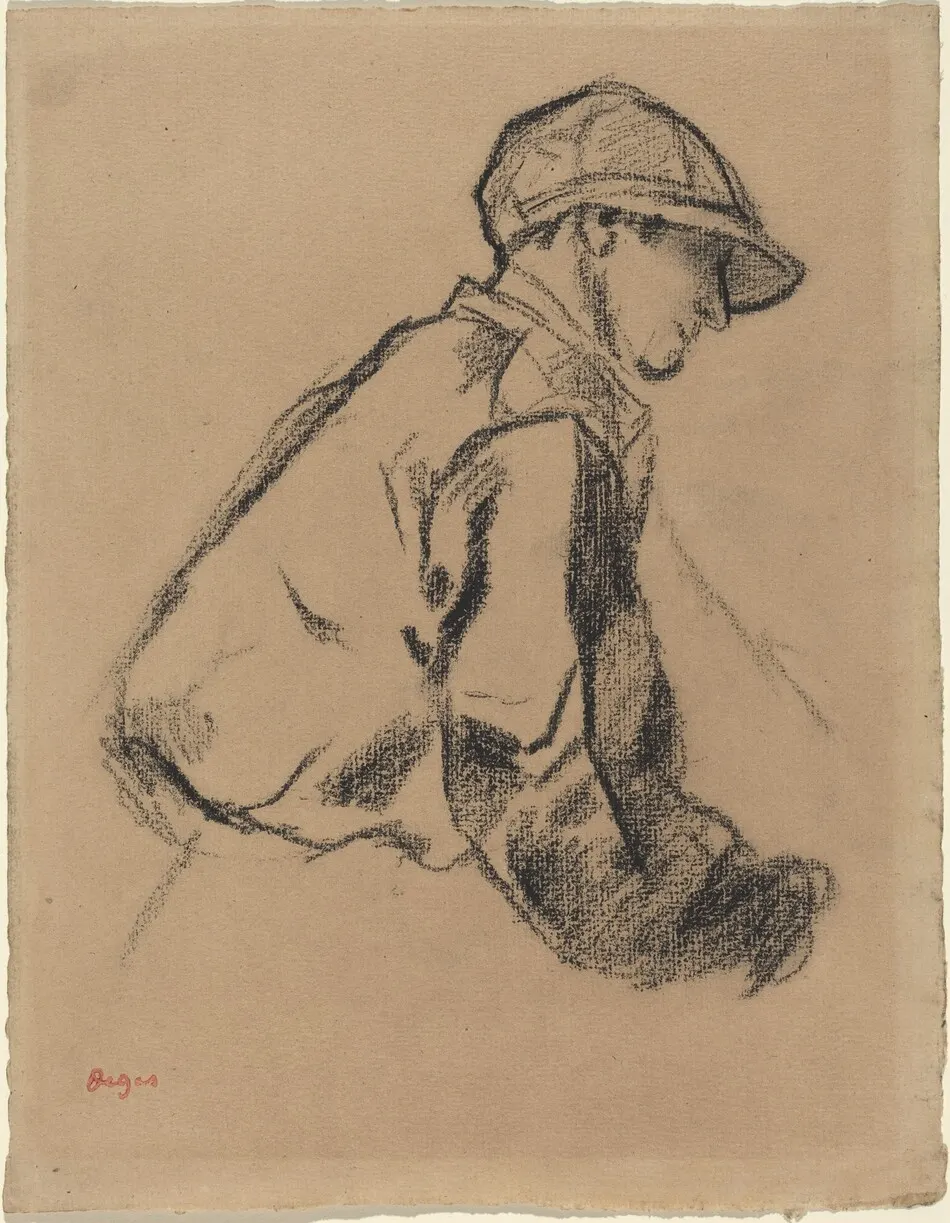 Study of a Jockey by Edgar Degas