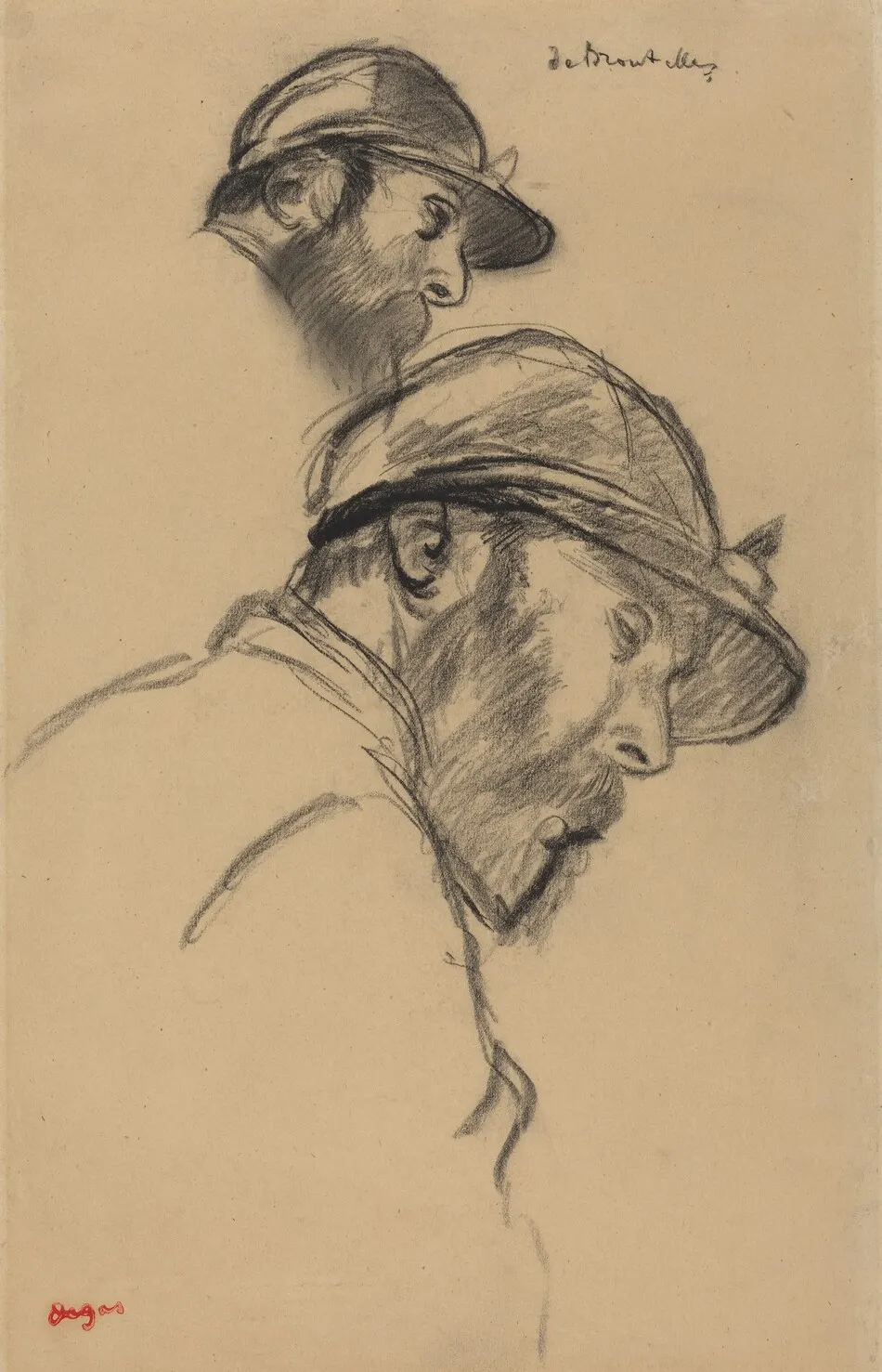 Study of a Jockey (M. de Broutelles) by Edgar Degas
