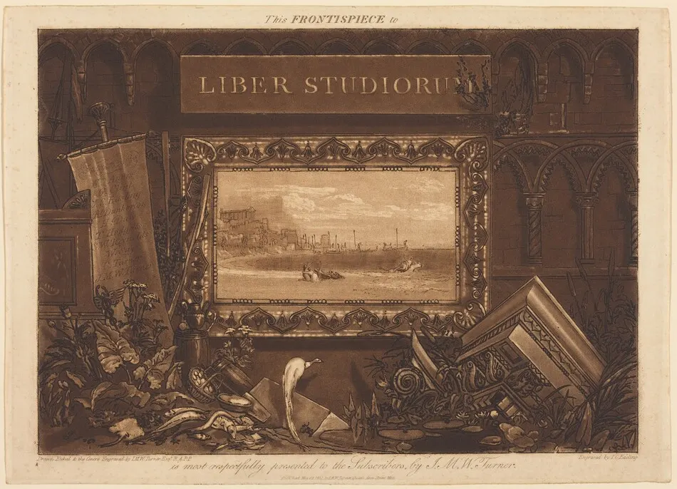 Frontispiece by J.M.W. Turner