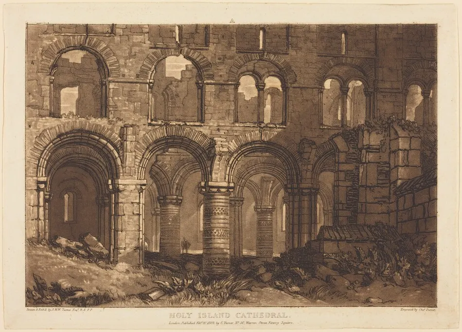 Holy Island Cathedral by J.M.W. Turner
