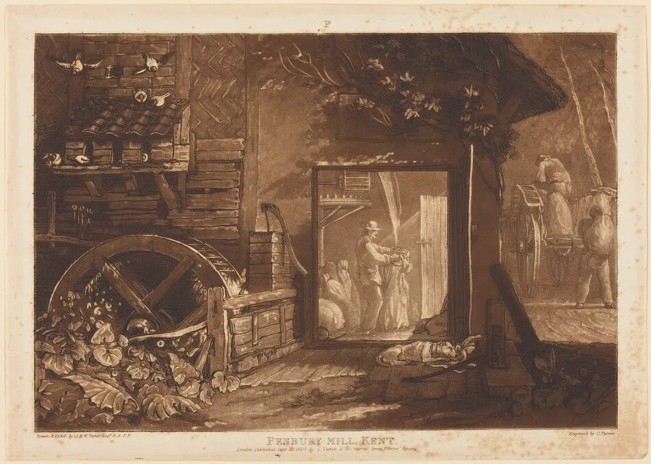 Pembury Mill, Kent by J.M.W. Turner