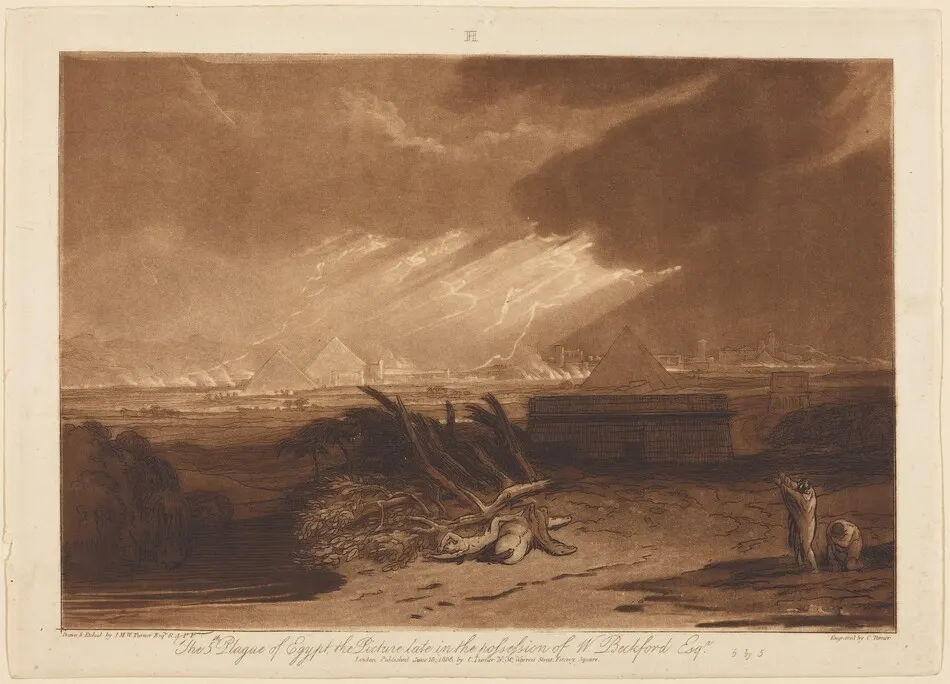 The Fifth Plague of Egypt by J.M.W. Turner