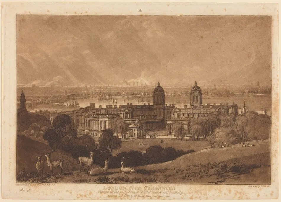 London from Greenwich by J.M.W. Turner