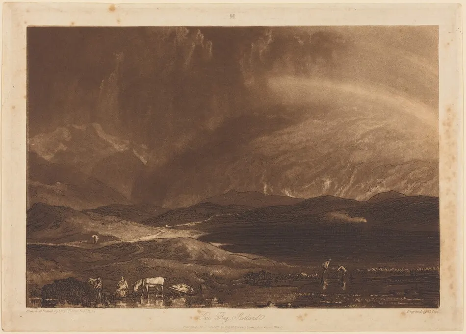 Peat Bog, Scotland by J.M.W. Turner