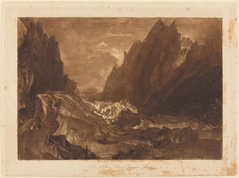 Mer de Glace by J.M.W. Turner