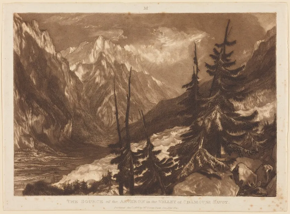The Source of the Arveron by J.M.W. Turner