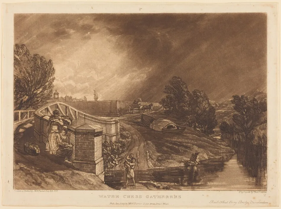 Watercress Gatherers by J.M.W. Turner