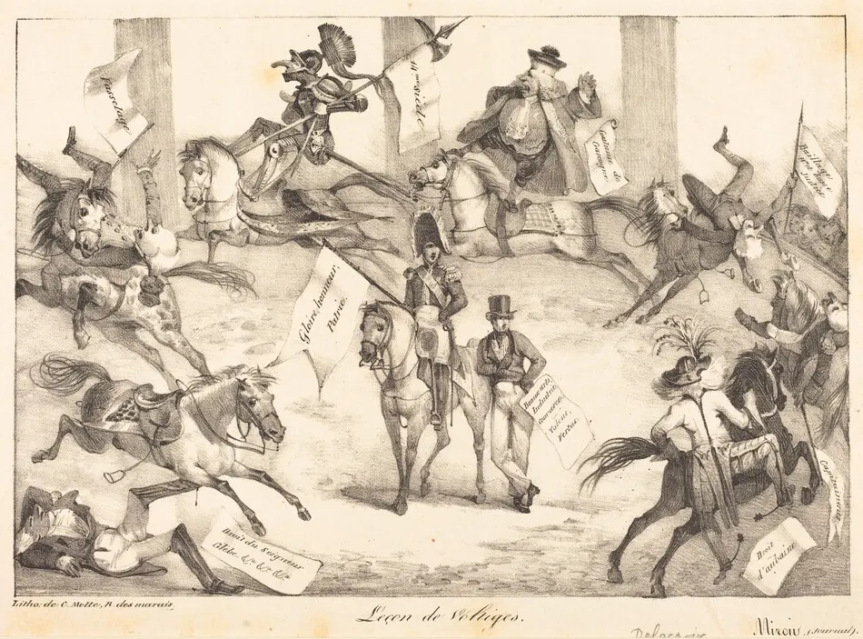 Leçon de Voltiges (Trick Riding) by Eugène Delacroix