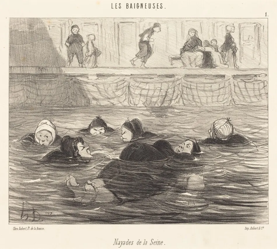 Nayades de la Seine (Sea Nymphs of the Seine) by Honoré Daumier