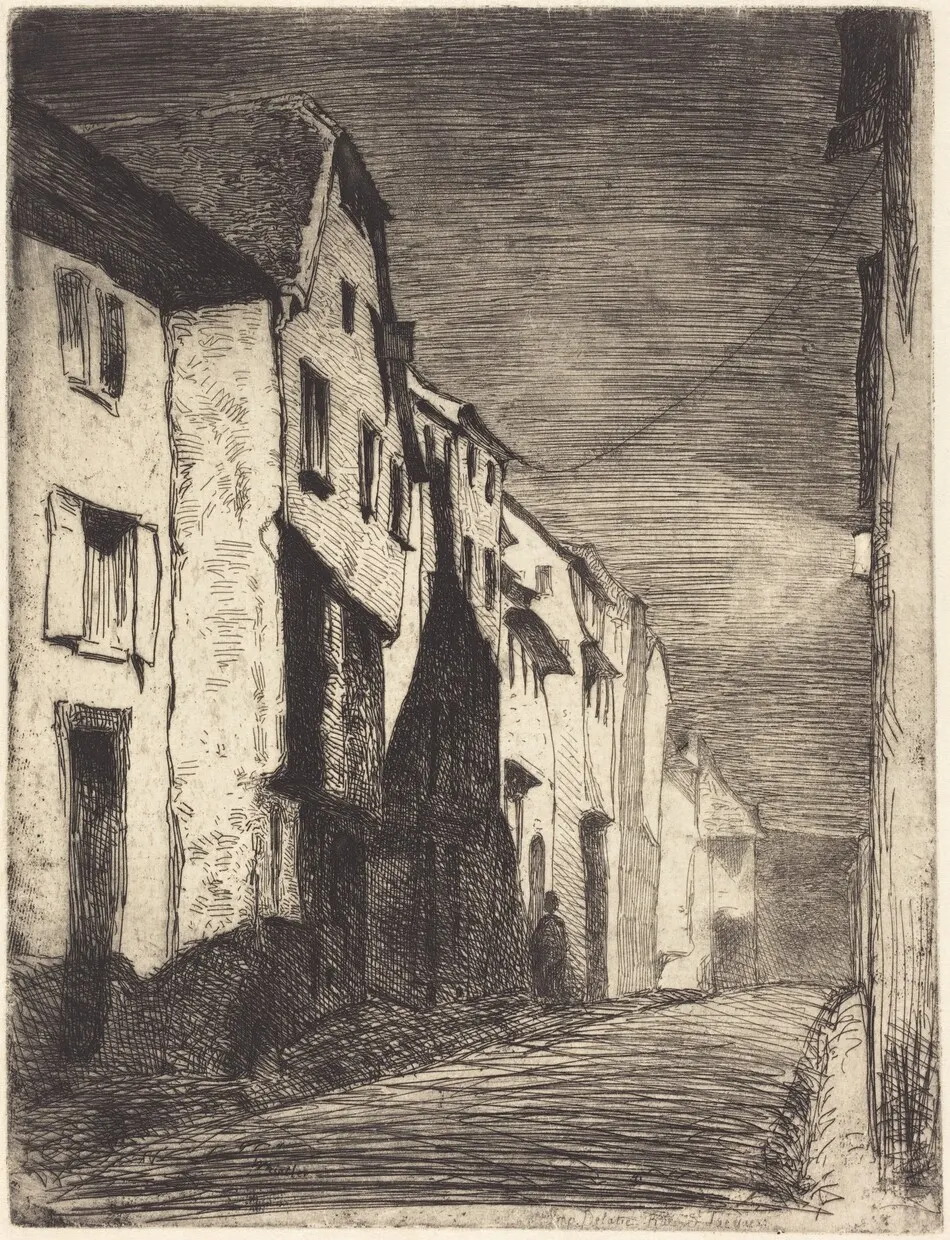 Street at Saverne by James McNeill Whistler