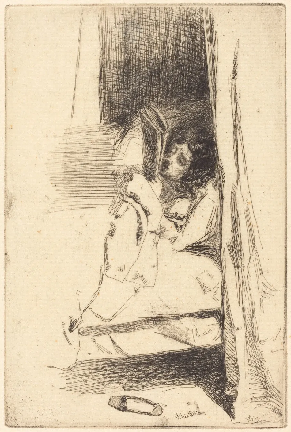 The Slipper by James McNeill Whistler