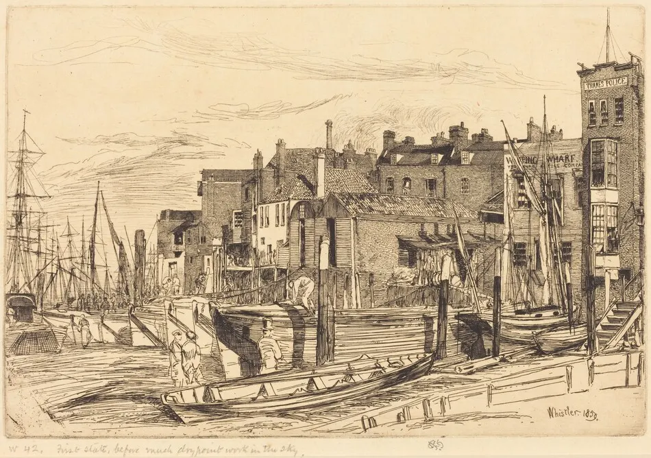 Thames Police by James McNeill Whistler