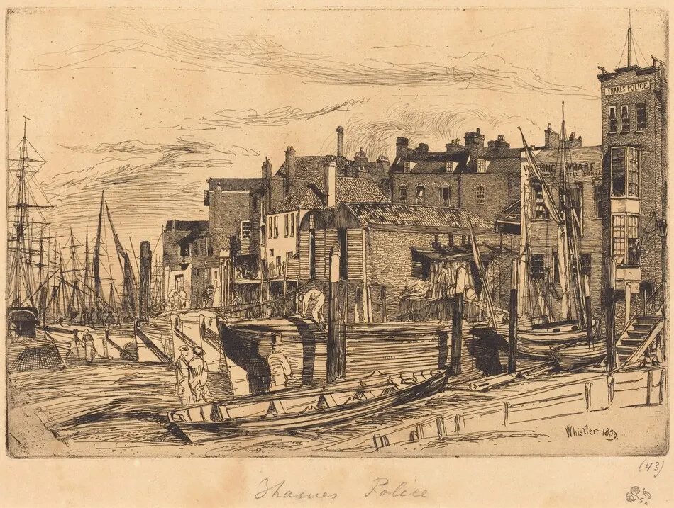 Thames Police by James McNeill Whistler