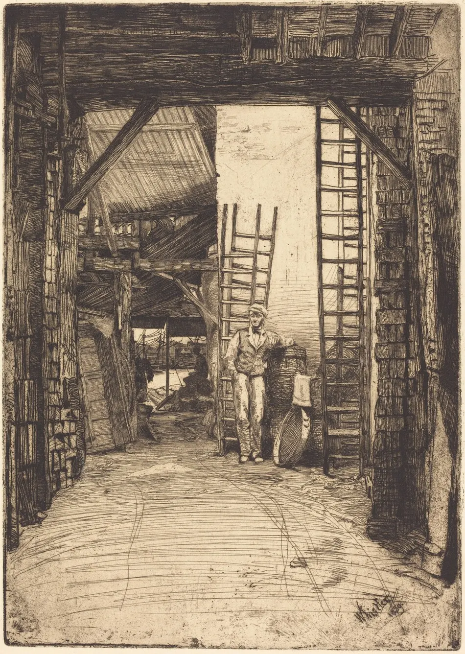 The Lime-Burner by James McNeill Whistler