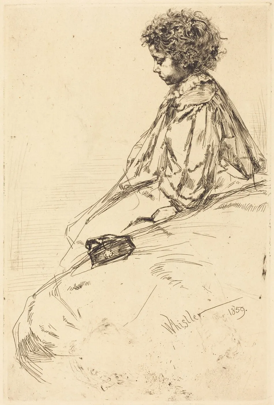 Bibi Lalouette by James McNeill Whistler