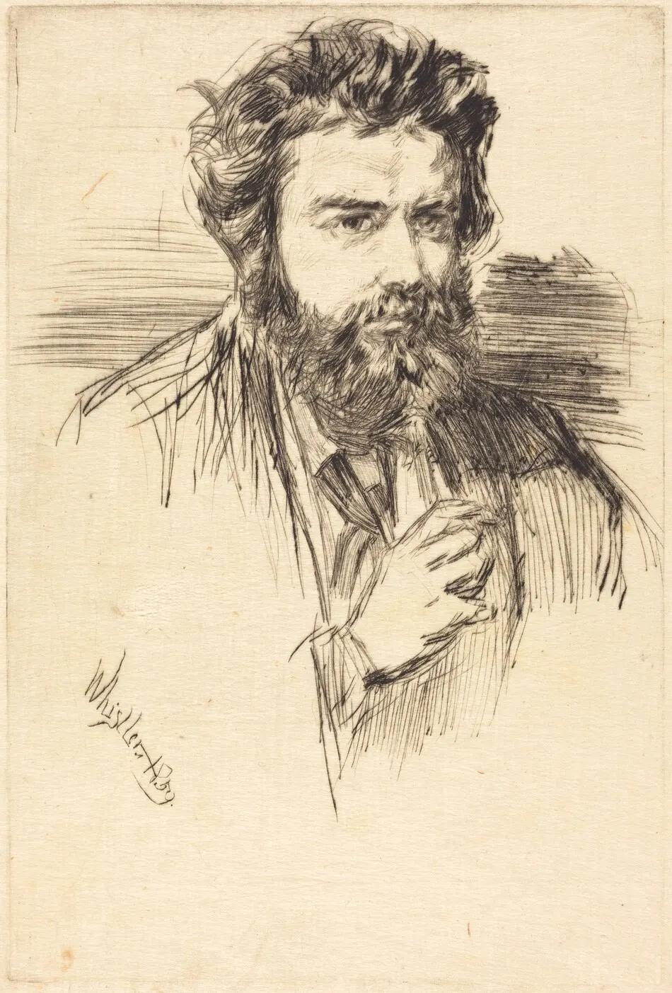 Z. Astruc, Editor of _L'Artiste_ by James McNeill Whistler