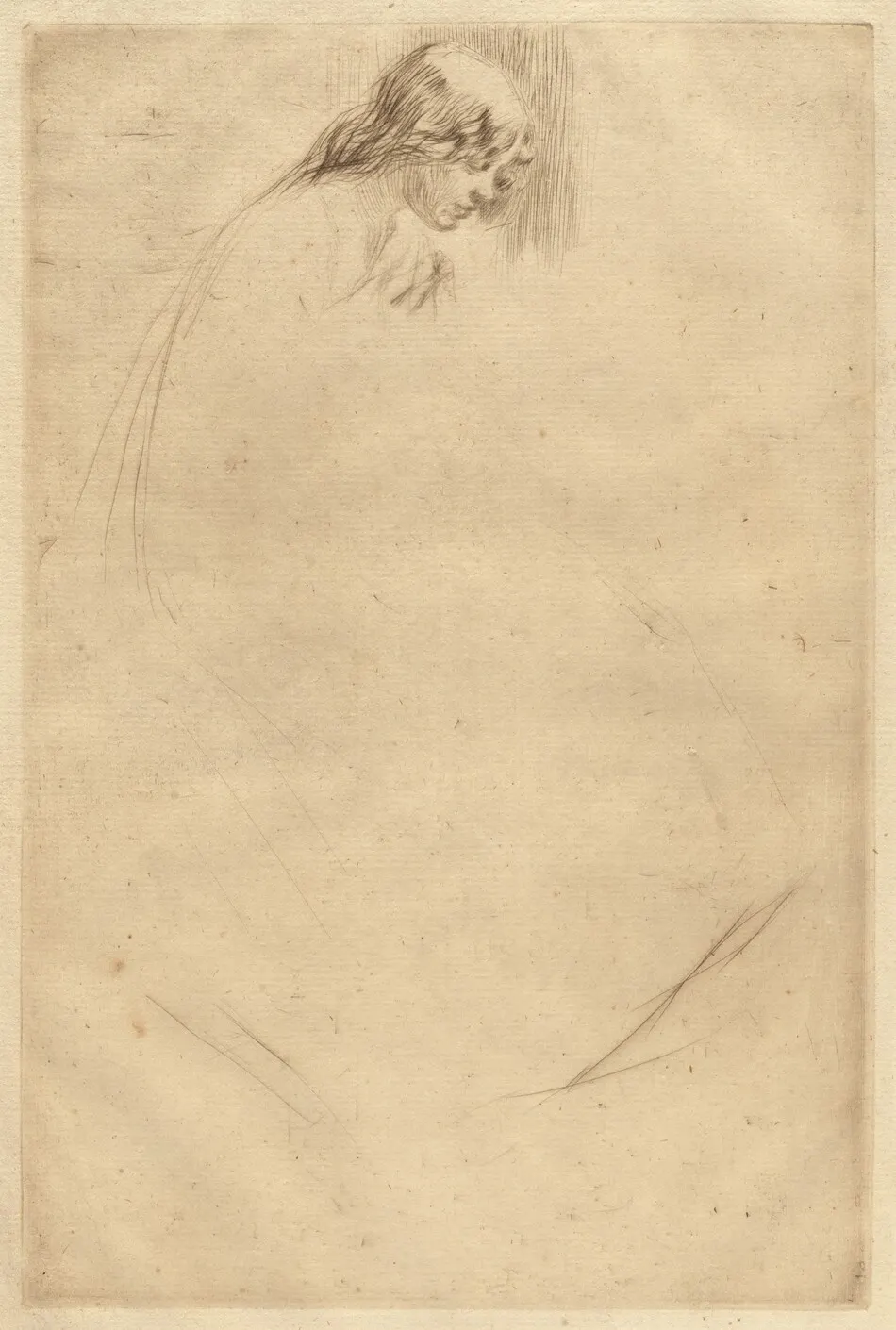 Jo's Bent Head by James McNeill Whistler