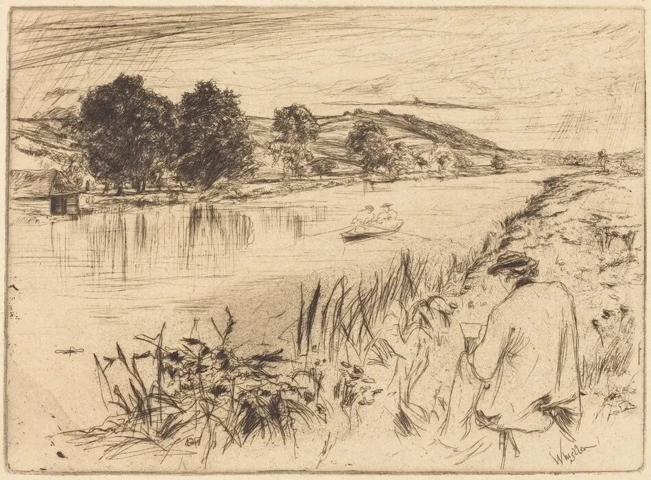 Sketching, No.I by James McNeill Whistler