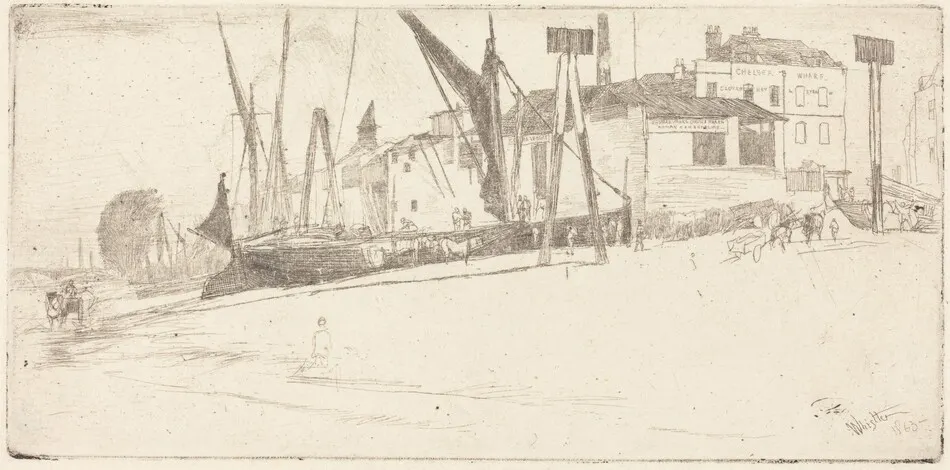 Chelsea Wharf by James McNeill Whistler
