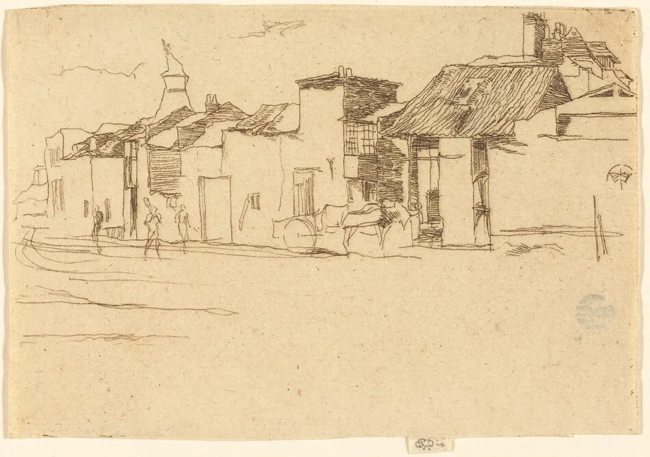 The Old Swan Brewery, Chelsea by James McNeill Whistler