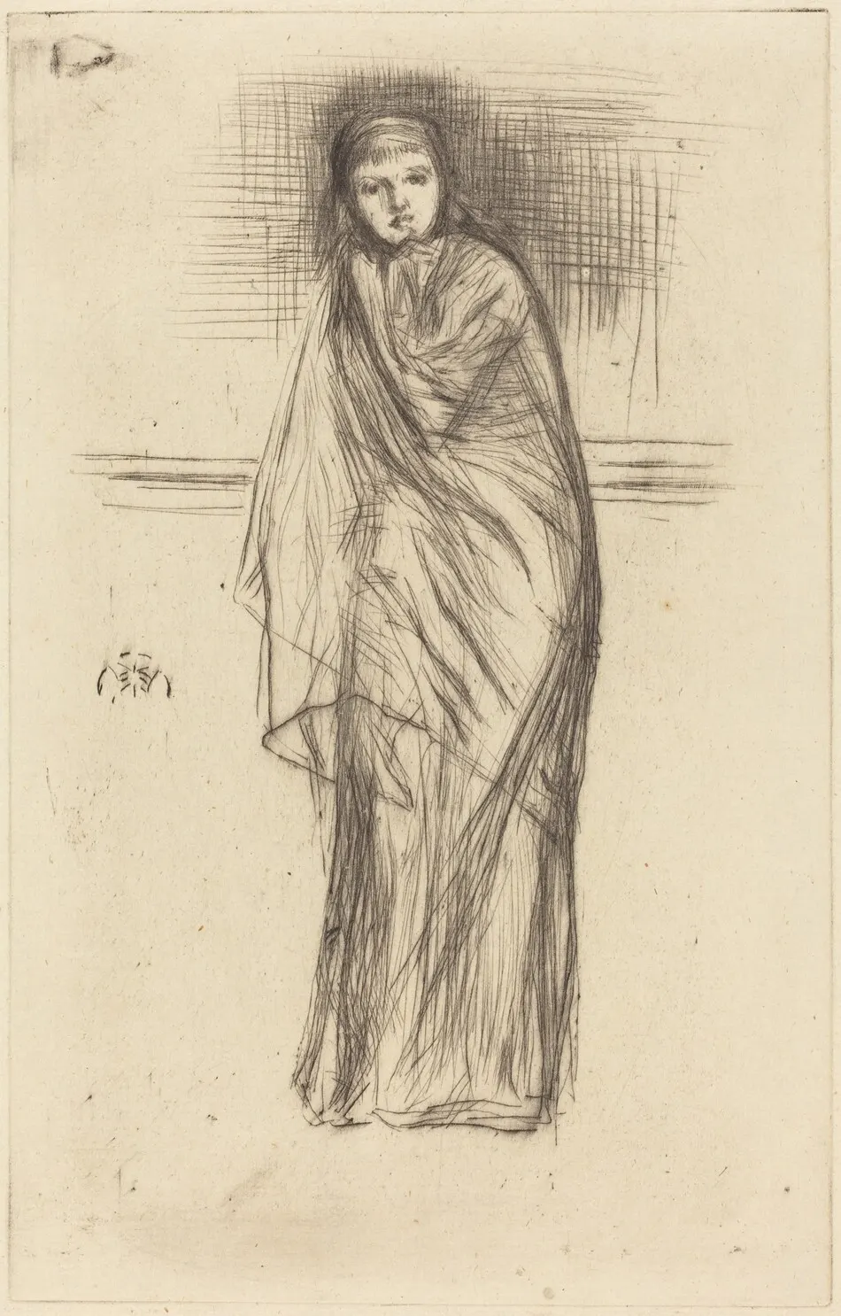 Draped Model by James McNeill Whistler