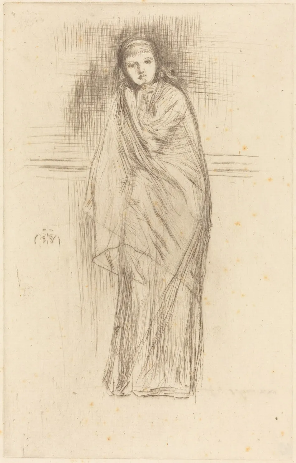 Draped Model by James McNeill Whistler