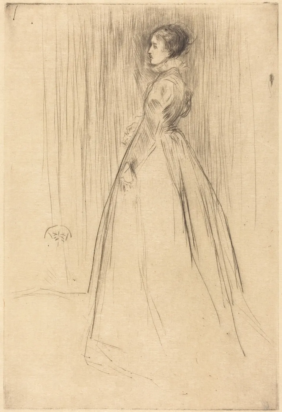 The Velvet Dress by James McNeill Whistler