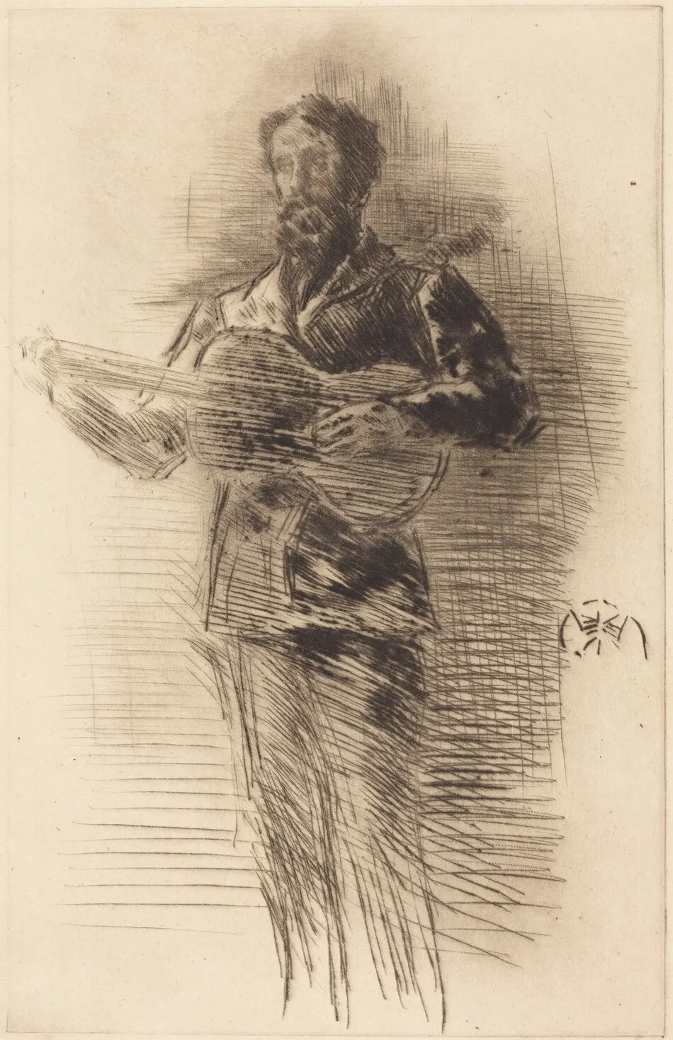 The Guitar Player by James McNeill Whistler