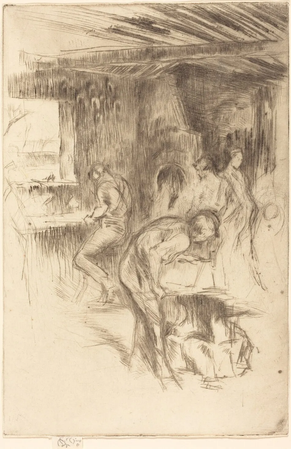 The Little Forge by James McNeill Whistler