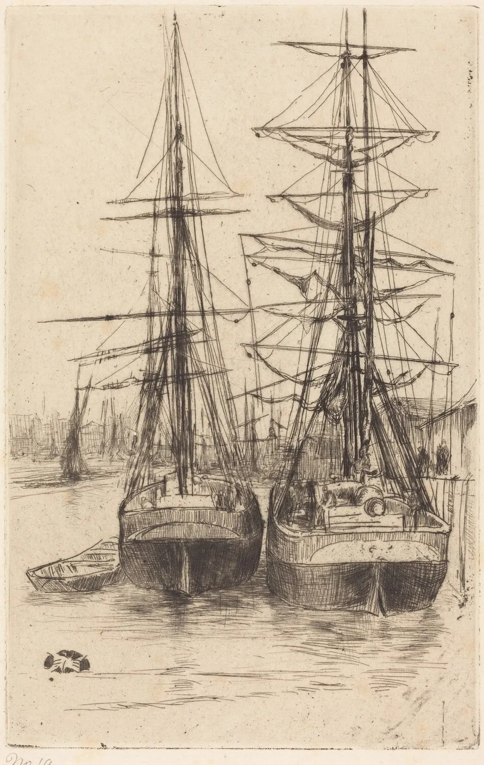 Two Ships by James McNeill Whistler