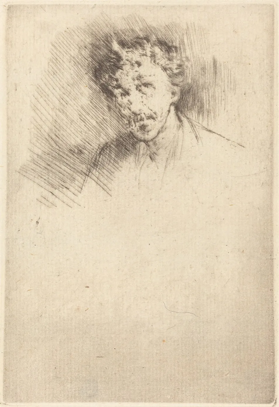 Whistler with the White Lock by James McNeill Whistler