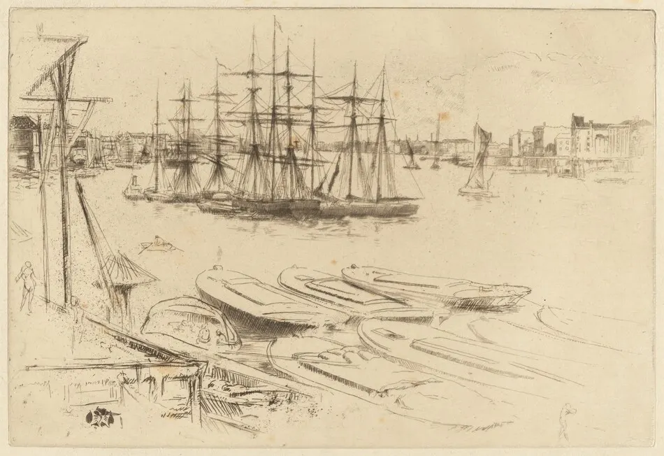 The Large Pool by James McNeill Whistler