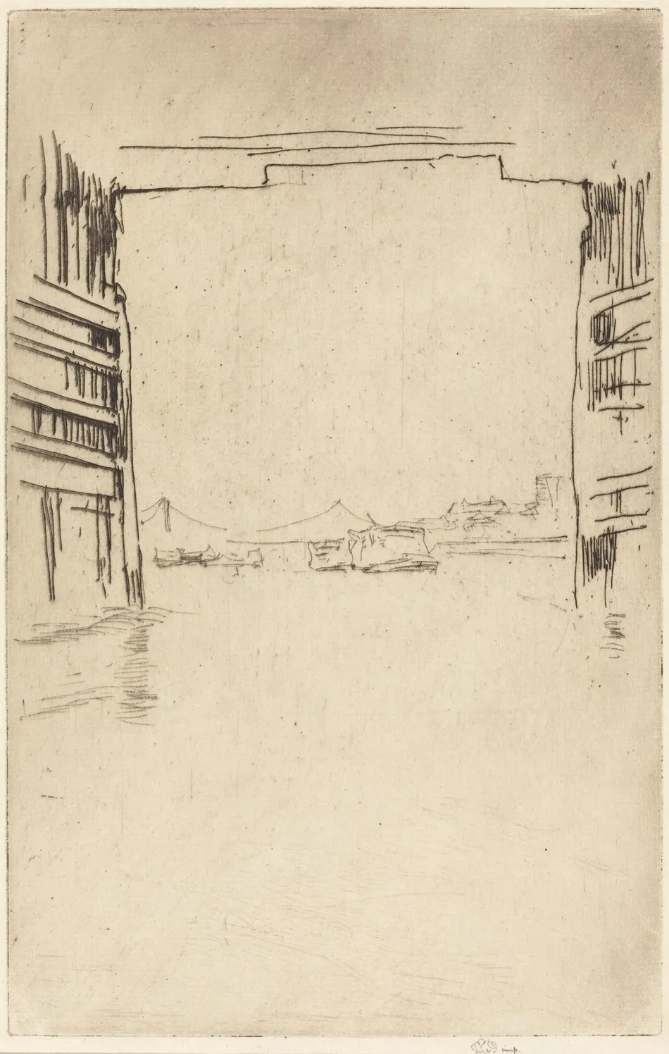 Under Old Battersea Bridge by James McNeill Whistler