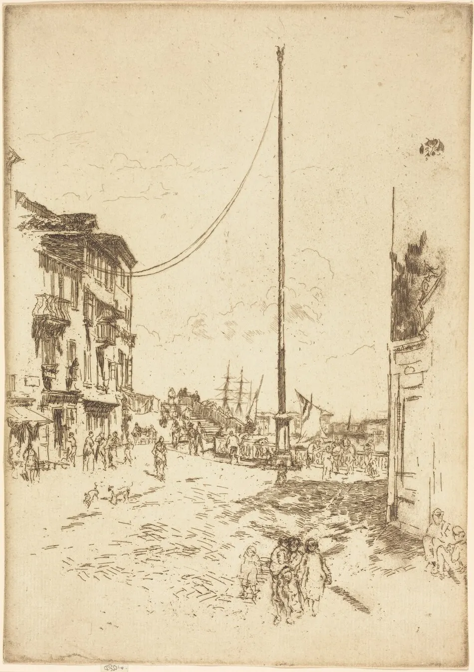 The Little Mast by James McNeill Whistler