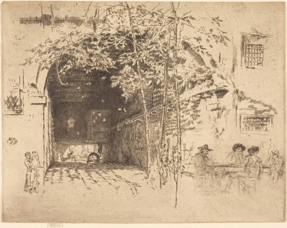 The Traghetto, No.II by James McNeill Whistler