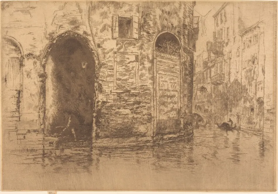 Two Doorways by James McNeill Whistler