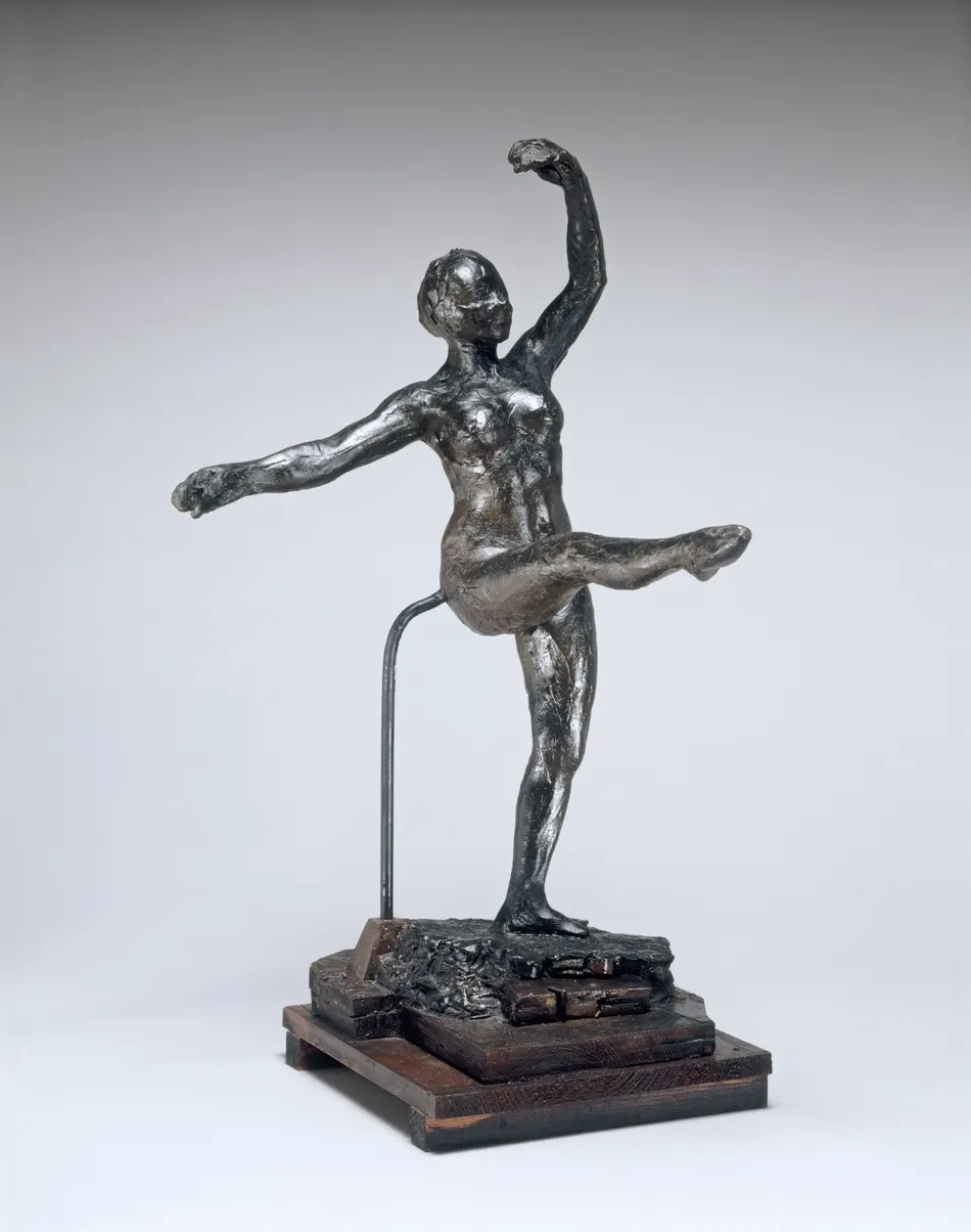 Fourth Position Front, on the Left Leg by Edgar Degas