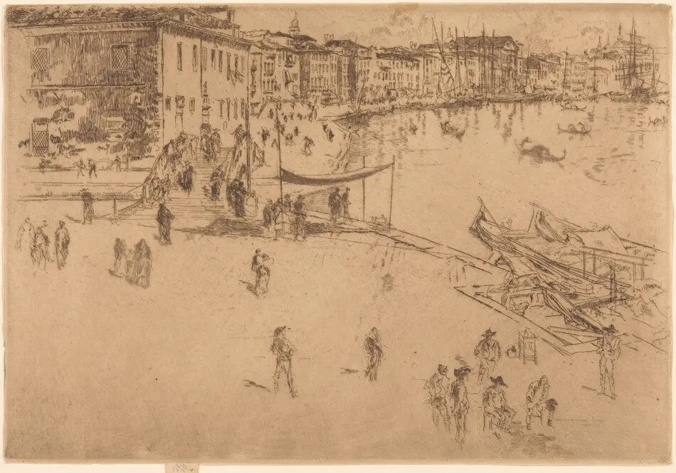 The Riva, No.II by James McNeill Whistler