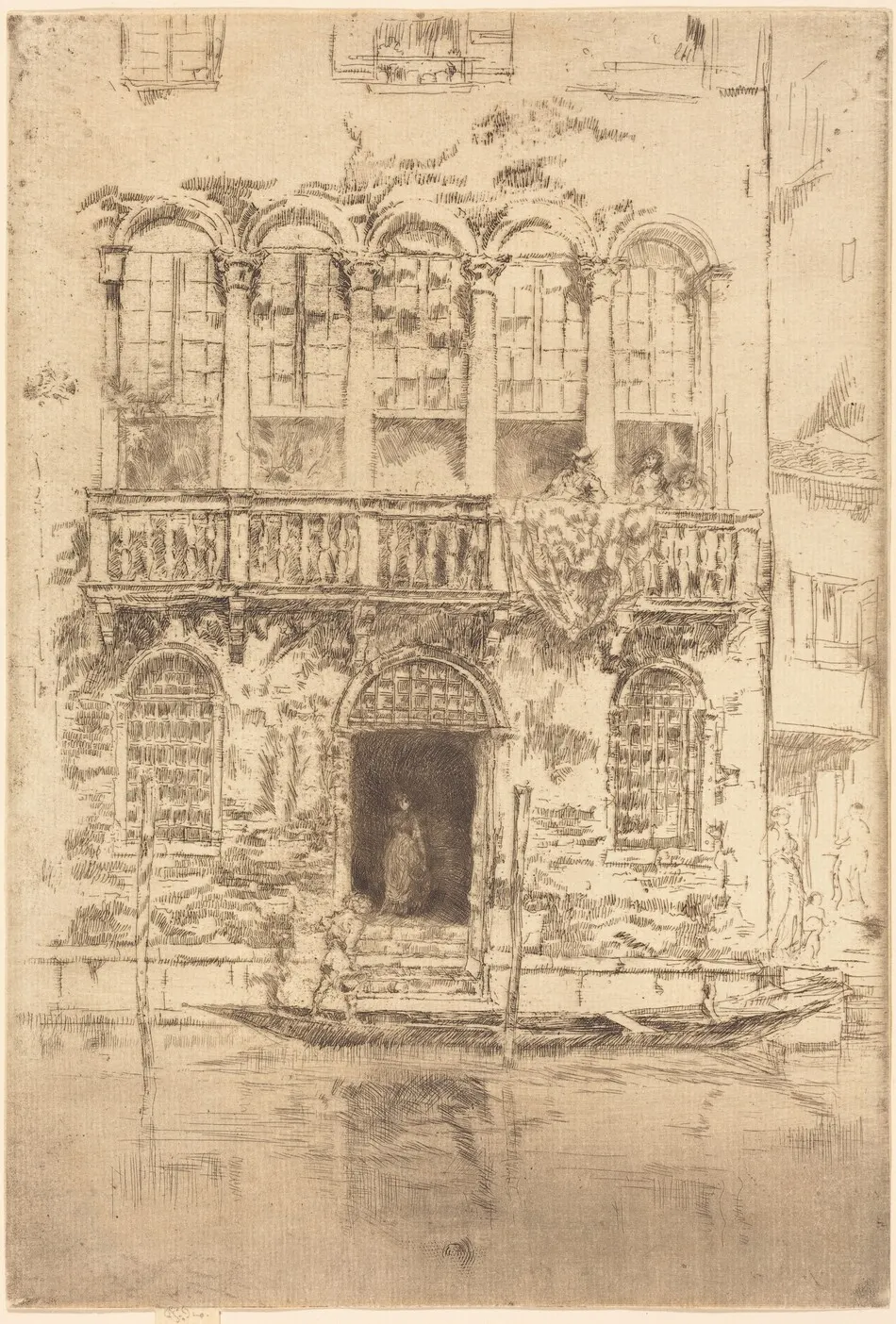 The Balcony by James McNeill Whistler