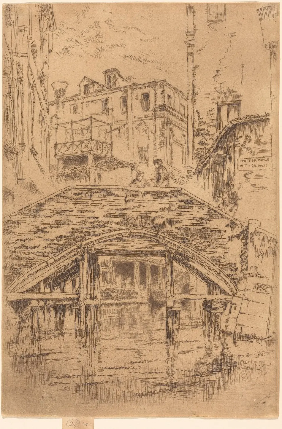 Ponte del Piovan by James McNeill Whistler