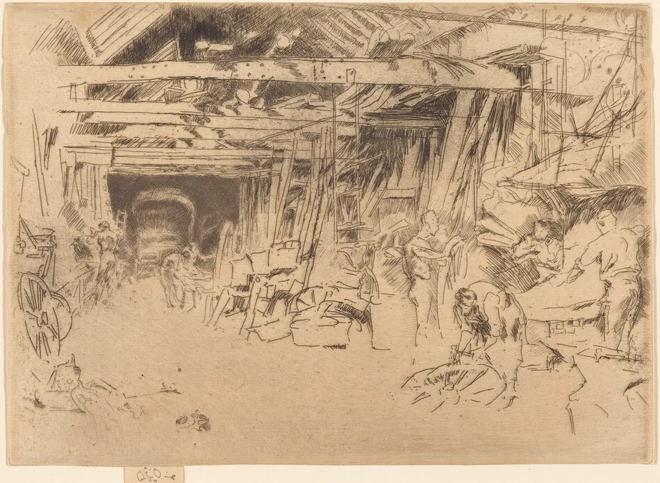 Wheelwright by James McNeill Whistler