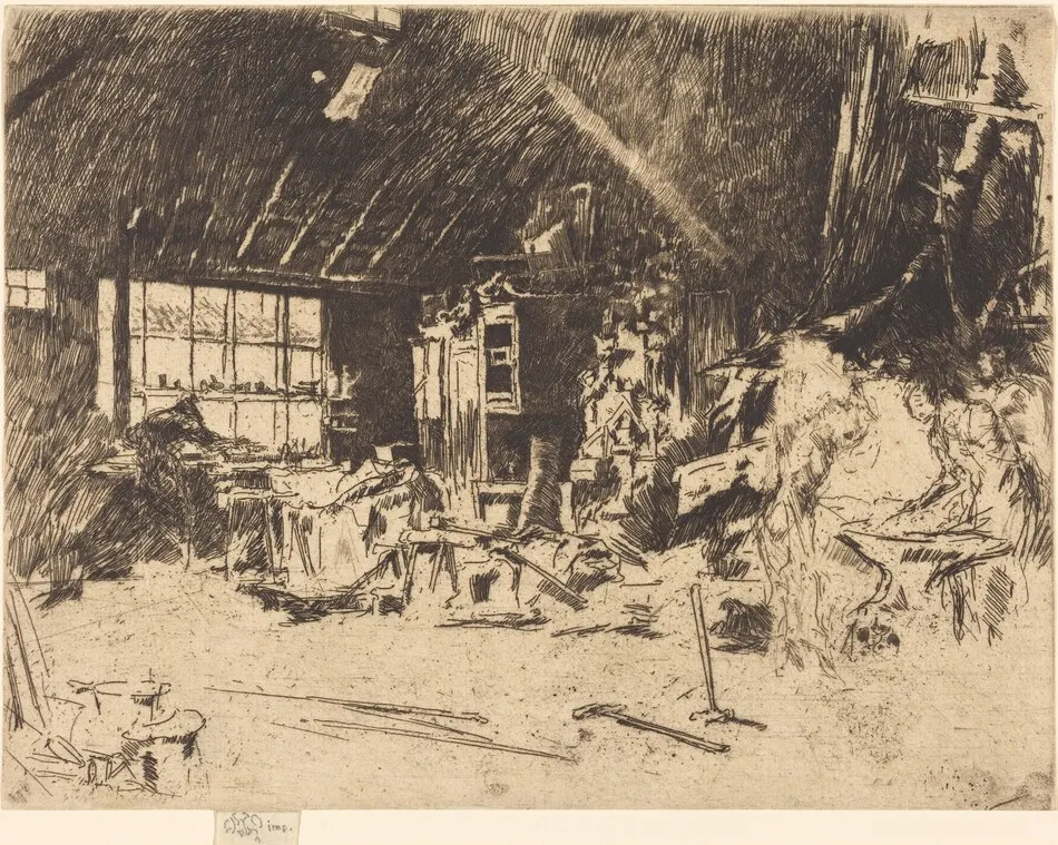 The Smithy by James McNeill Whistler