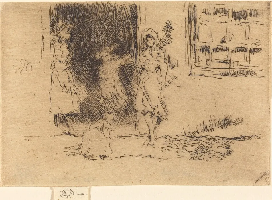Cottage Door by James McNeill Whistler