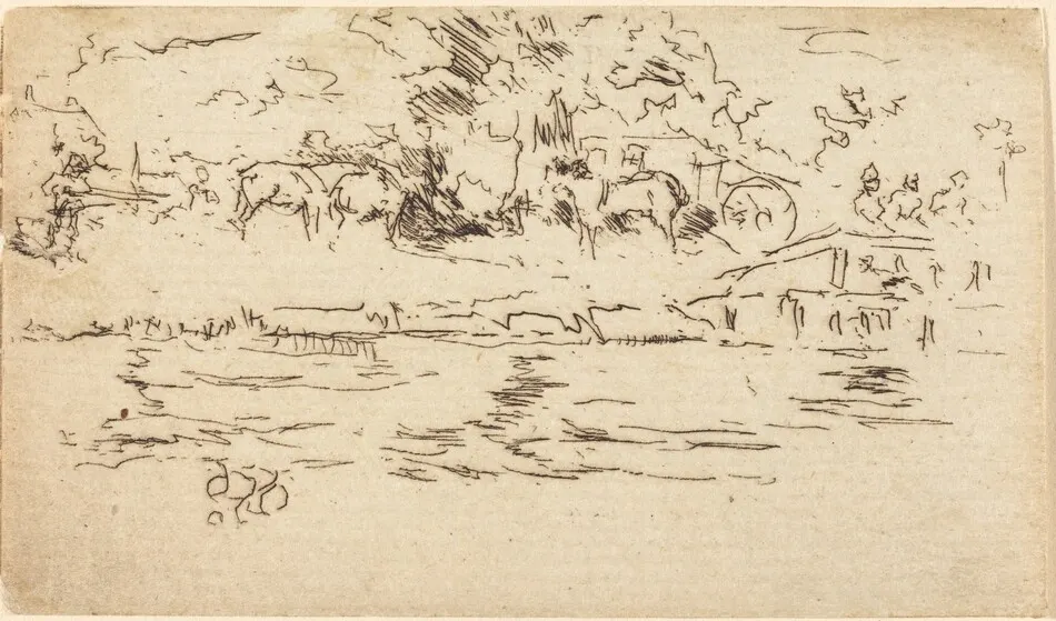 The Towing-Path by James McNeill Whistler